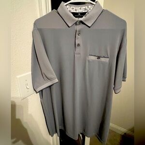 Hart Shaffner Marx Polo, Gray, Large